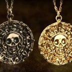 Pirate Skull Pendant Necklace — Metal
