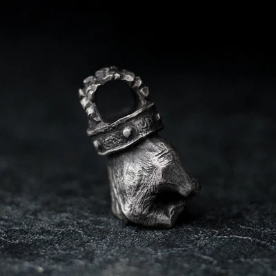 Power Fist Silver Pendant Necklace