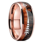Fashion 8mm Silver Color Men Stainless Steel Ring Inlay Colorful Abalone Shell Rings For Men Women Wedding Band Jewelry Gifts