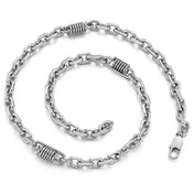 Choker Necklace — Stainless Steel Vintage 7mm