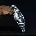 Vintage Punk Mythology Style Metal Sexy Angel Goddess Pendant Necklace for Men Women Classic Mysterious Souvenir Jewelry