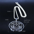 Sigil de Lucifer Agares Necklace — Stainless