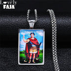 Archangel Pendant Necklace — Stainless Steel