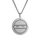 Key of Solomon Pentacle Pendant — Stainless Steel