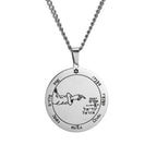 Key of Solomon Pentacle Pendant — Stainless Steel