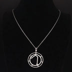 Angel Raphael Pendant Necklace — Stainless Steel
