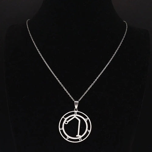 Angel Raphael Pendant Necklace — Stainless Steel