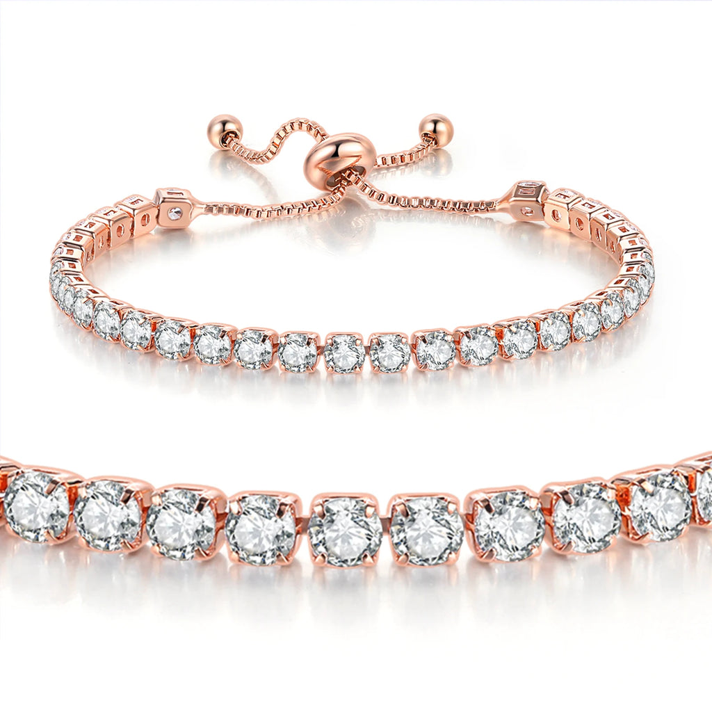 Tennis Bracelet Stainless Steel 4MM Iced Out