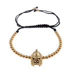 2020 Classic Luxury CZ Black Zircon Long Tubes&4MM Copper Beads Macrame Men Bracelets&Bangles For Women Jewelry Bileklik