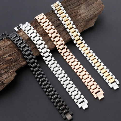 316L Stainless Steel Bracelet For Man Women 15MM Wide Link Watch Chain Men's Bracelets Necklaces Mannen Armband Hand