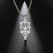 Kabbalah Sephirot Tree of Life Pendant Necklace — Stainless Steel