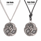 24 Viking Runes Amulet Pendant Set — Stainless Steel