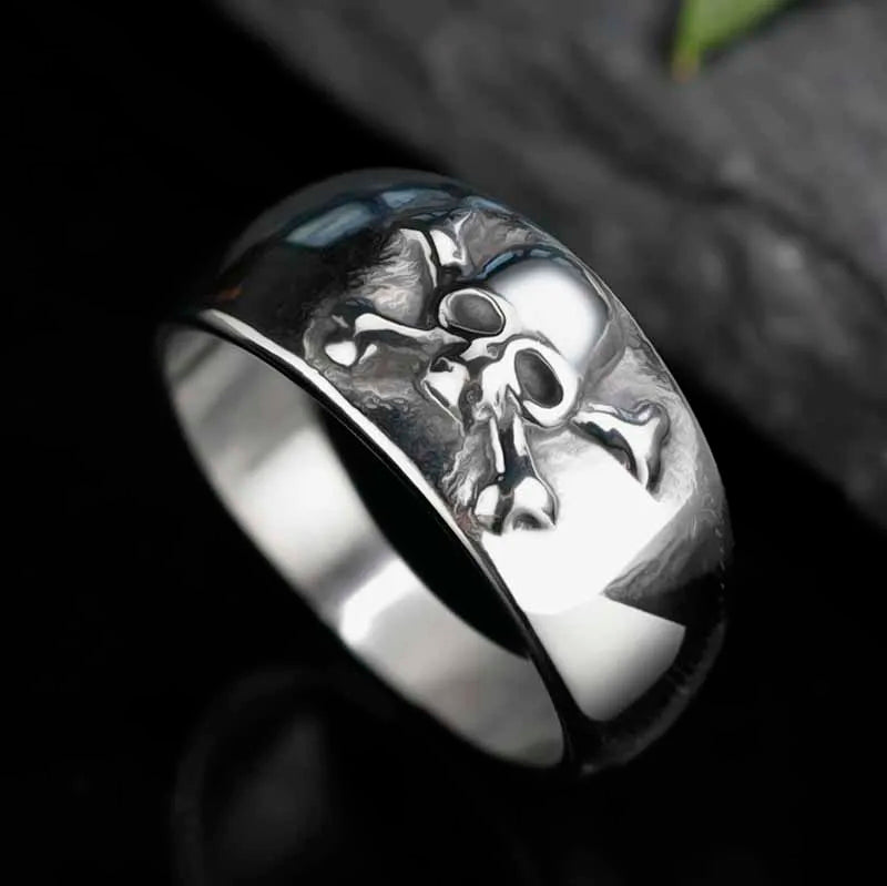 Skull Ring — 316L Stainless Steel Punk