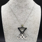 Sigil Lucifer Statement Necklace — Stainless Steel