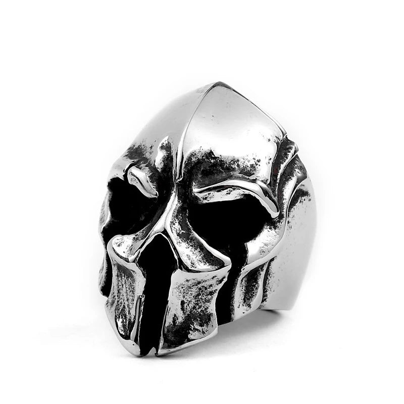 5 Styles Vintage Punk Wind Wolf Bull Ring Lizard Spartan Mask Rings Rock Hip Hop Men's Ring Jewelry Drop Shipping