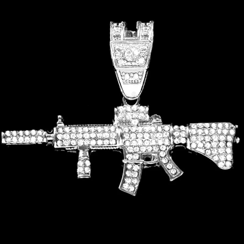 Iced Out Cuban Chain Necklace — Stainless Steel