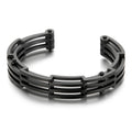 12MM Gold Color 316L Stainless Steel Open Bangle Cuff Bracelet For Man Boys On Hand Jewellery Accessories Logo Name
