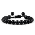 Beads Bracelet Adjustable 8mm Black Onyx Lava Tiger Eye Natural Stone Men Bracelets Healing Yoga Jewelry Gift for Women