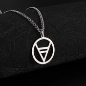Veles Slavic God Pendant Necklace — Stainless Steel