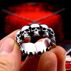 Skull Ring — Stainless Steel Punk Biker