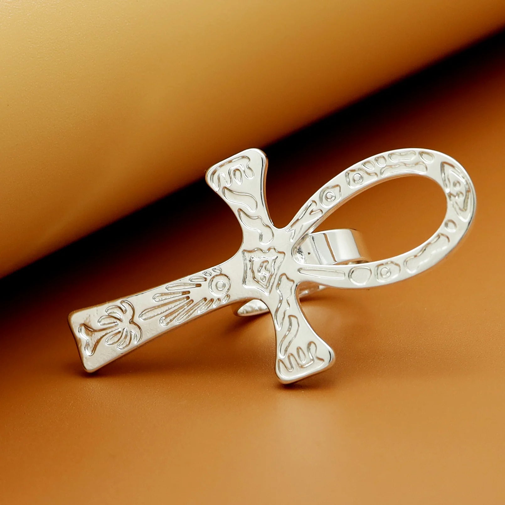 Big Egyptian Ankh Cross Pendant — Stainless Steel