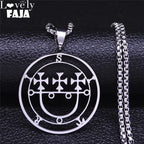 Sigil Lucifer Sitri Pendant Necklace — Stainless Steel