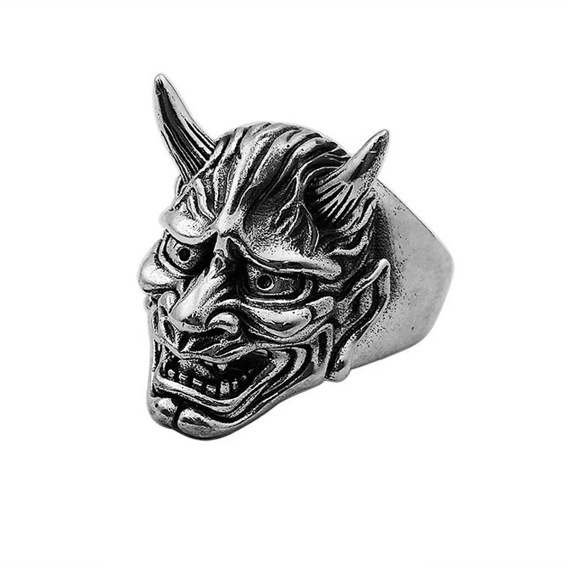 Ring for Women Girls Dragon Snake Fashion Men Jewelry Vintage Ancient Silver Color Punk Hip Hop Adjustable Locomotive