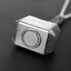 Superhero Thor Necklace Thor's Hammer Mjolnir Pendant Neck Chain Men's Trend Accessories