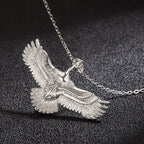 Eagle Pendant Necklace with Choker Chain