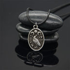 Wicca Triple Moon Goddess Viking Jewelry Odin Raven Amulet Pentagram Wiccan Pagan Moon Necklace Men Women Jewelery Dropshipping