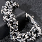 Stainless Steel Bracelet Men 20MM 316L Stainless Steel Men's On Hand Bands Chain Bracelets Male Jewellery Iron Mannen