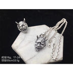 Japanese Hannya Mask Halloween Ring — Stainless Steel