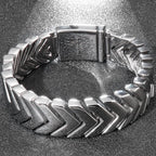 Punk Snake Bone Style Bracelet Men Heavy Quality Polished Stainless Steel Men's Bracelets & Bangles 2021 Birthday Gifts
