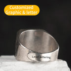 925 Silver Viking Ring Vegvisir Trendy Male Ring Single Ring Fashion Jewelry