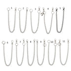 Belt Wallet Pocket Chain Keychain — Stainless Steel