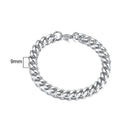Cuban Curb Chain Bracelet — Stainless Steel