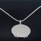 Solomon Seal Protection Pendant — Stainless