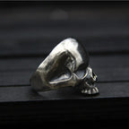BOCAI Retro silver skull ring men models personalized original design ring