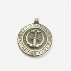 Norse Vikings Pendant Stainless Steel Vegvisir Compass Nordic Runes Odin Men Women Necklace Gift