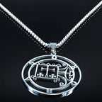 Goetia Seal Satan Pendant Necklace — Stainless Steel