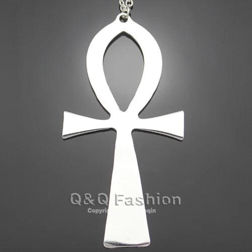 Big Egyptian Ankh Cross Pendant — Stainless Steel