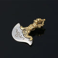 BOCAI Real Solid 100% S925 Silver Jewelry Pendant Buddhist Supplies Vajra Axe and Bead Necklace Diy Beaded Accessories