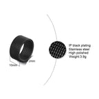 Mesh Band Ring — Stainless Steel