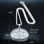 Pentacle Star Pendant Necklace — Stainless Steel