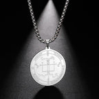 COOLTIME Supernatural Amulet Men Pendant Necklace Stainless Steel Archangel Michael Raphael Uriel Gabrie Angel Talisman