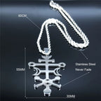 Sigil of Lilith Demon Pendant — Stainless