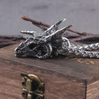 Dragon Skull Stainless Steel Pendant Necklace