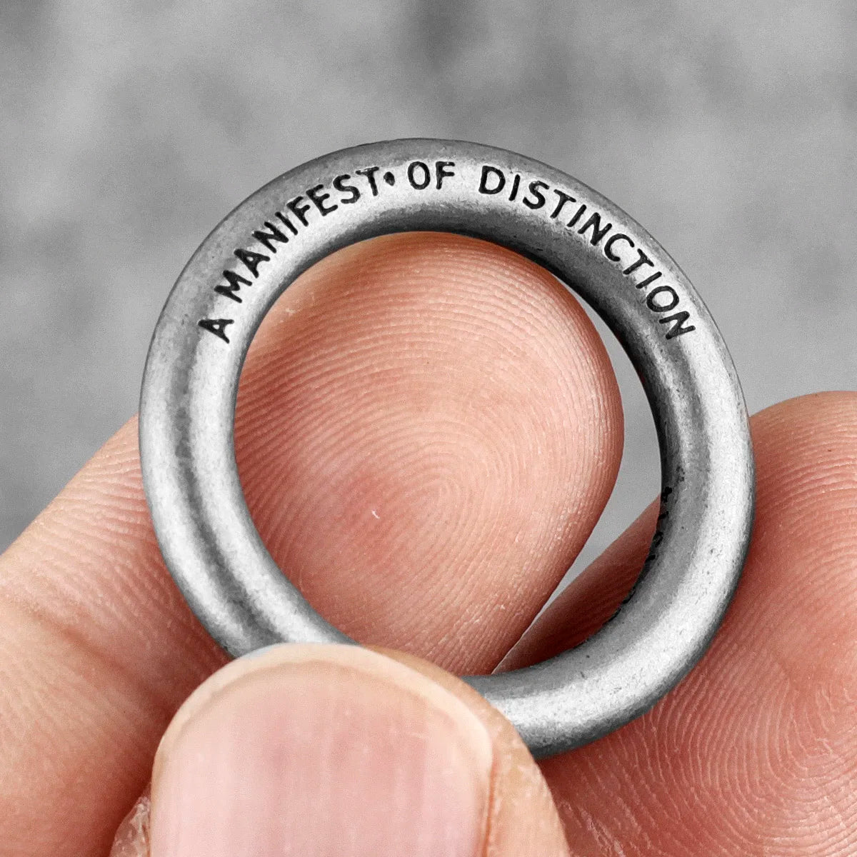 1314 Vintage Simple Stainless Steel Mens Lovers Couple Rings Punk Hip Hop For Male Boyfriend Jewelry Creativity Gift