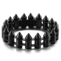 Masculine Bike Cycling Chain Man Bracelets of Heavy Sturdy Stainless Steel Black Gold Color Bullet Style Bracelet for