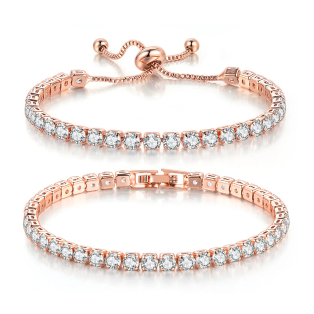 Tennis Bracelet Stainless Steel 4MM Iced Out